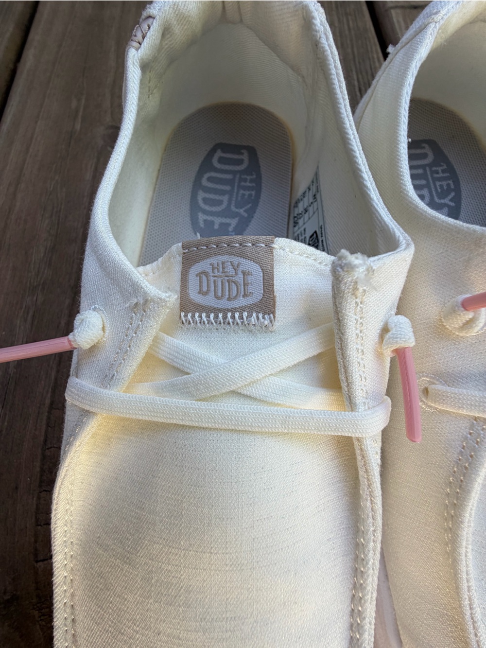 Hey Dude Women’s Wendy Sox Spark White Casual Slip On Shoes Size 7 Women's NWOT - Picture 3 of 9